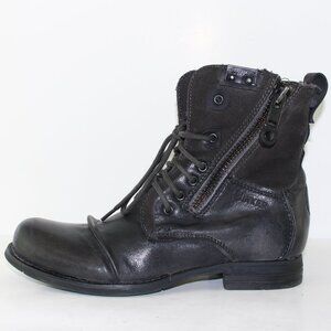 Bunker Leather Military Combat Style Boots Womens  (US 7/EU 40)